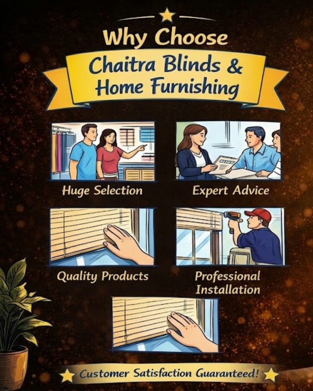 Why Choose Chaitra Blinds & Home Furnishing
