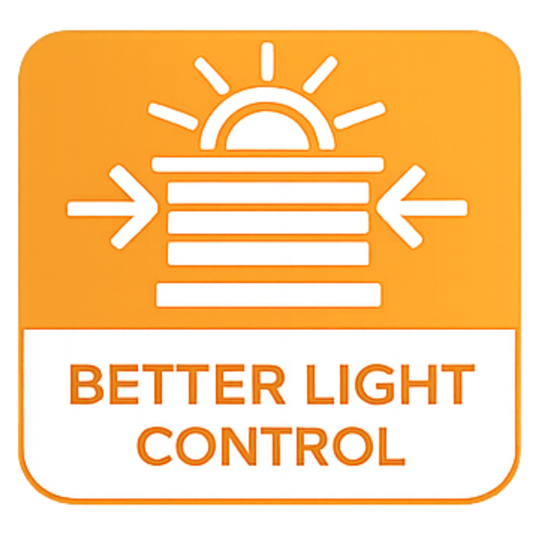 Better light control Blinds