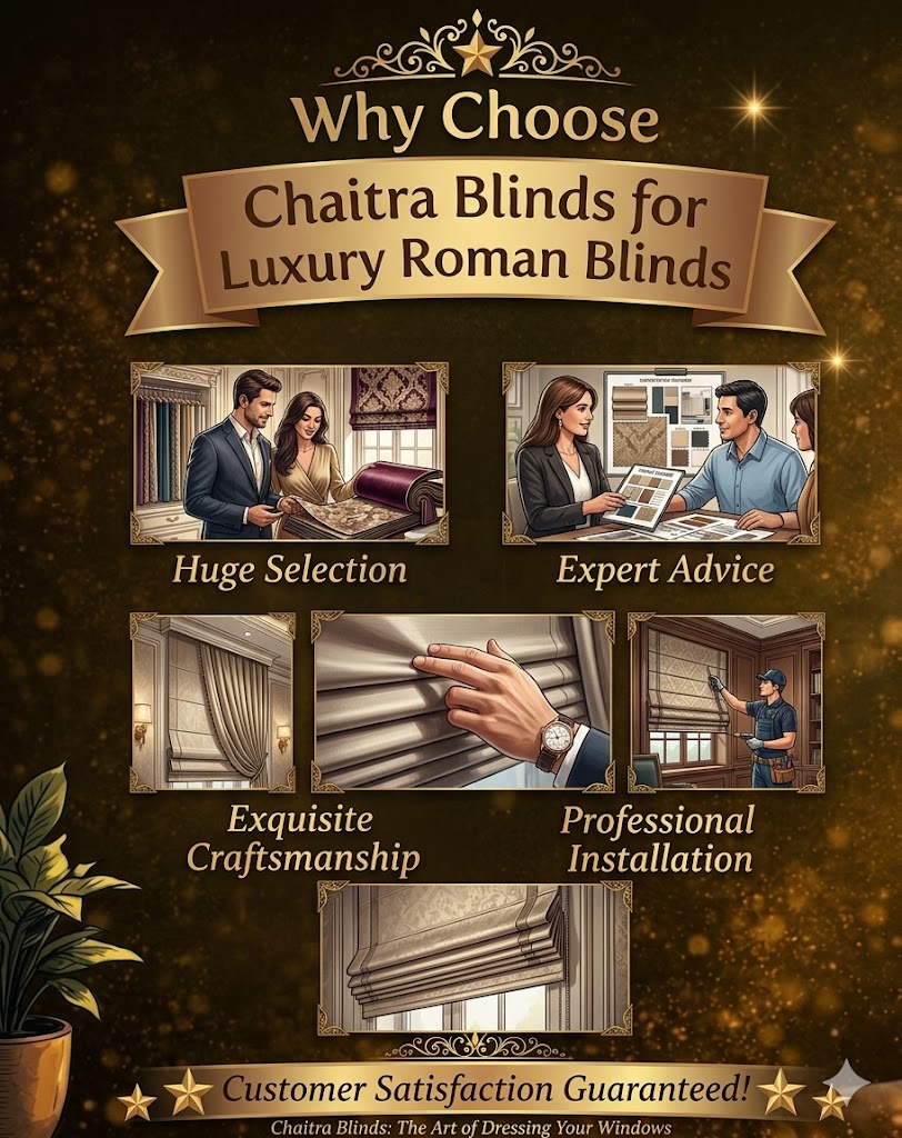 why choose chaitra blinds home furnishing for roam blinds 