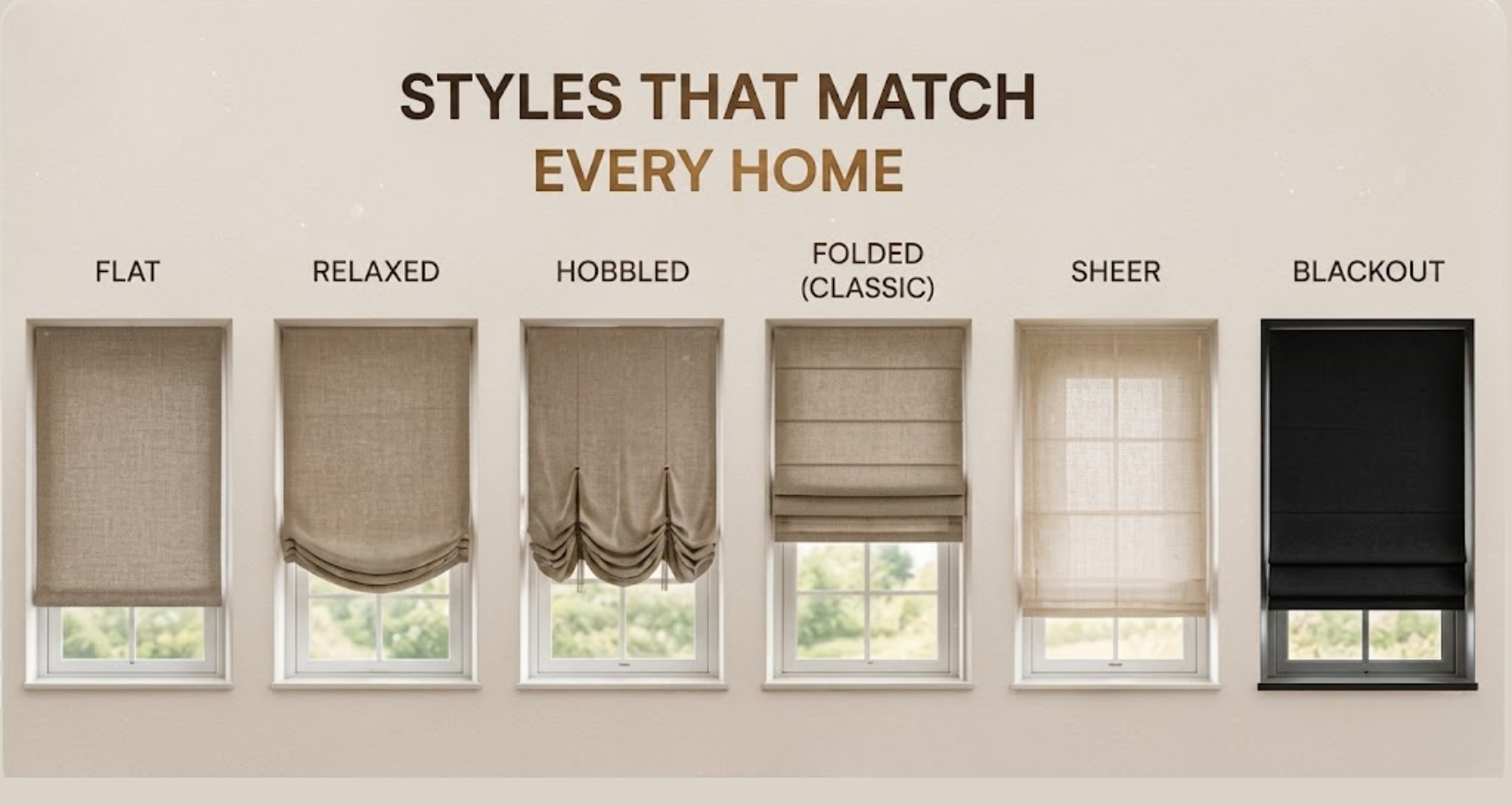 Roman Blinds in hyderabad